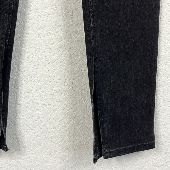 Alexander Wang Stovepipe Slit Hem Denim Flat Back Trouser Denim Jeans - Picture 4 of 9